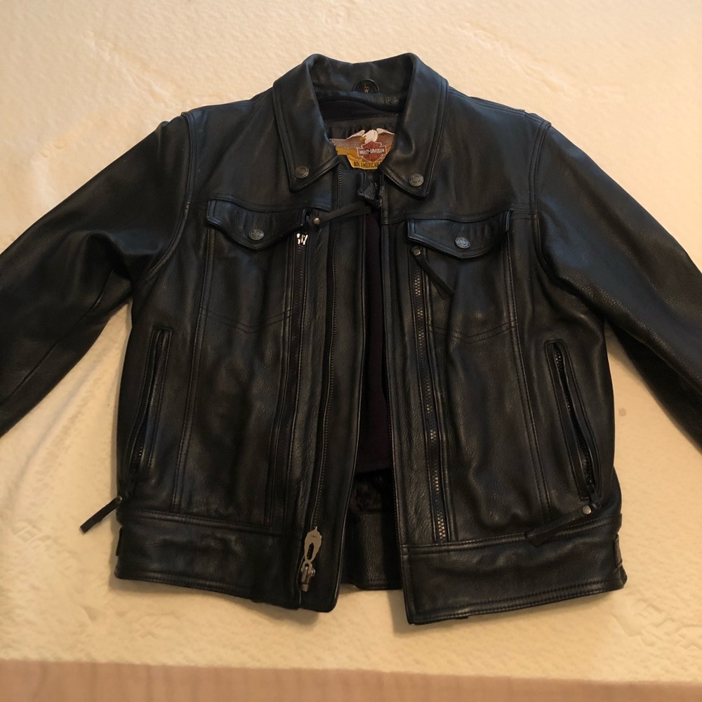 Ladies Harley Davidson leather riding jacket
